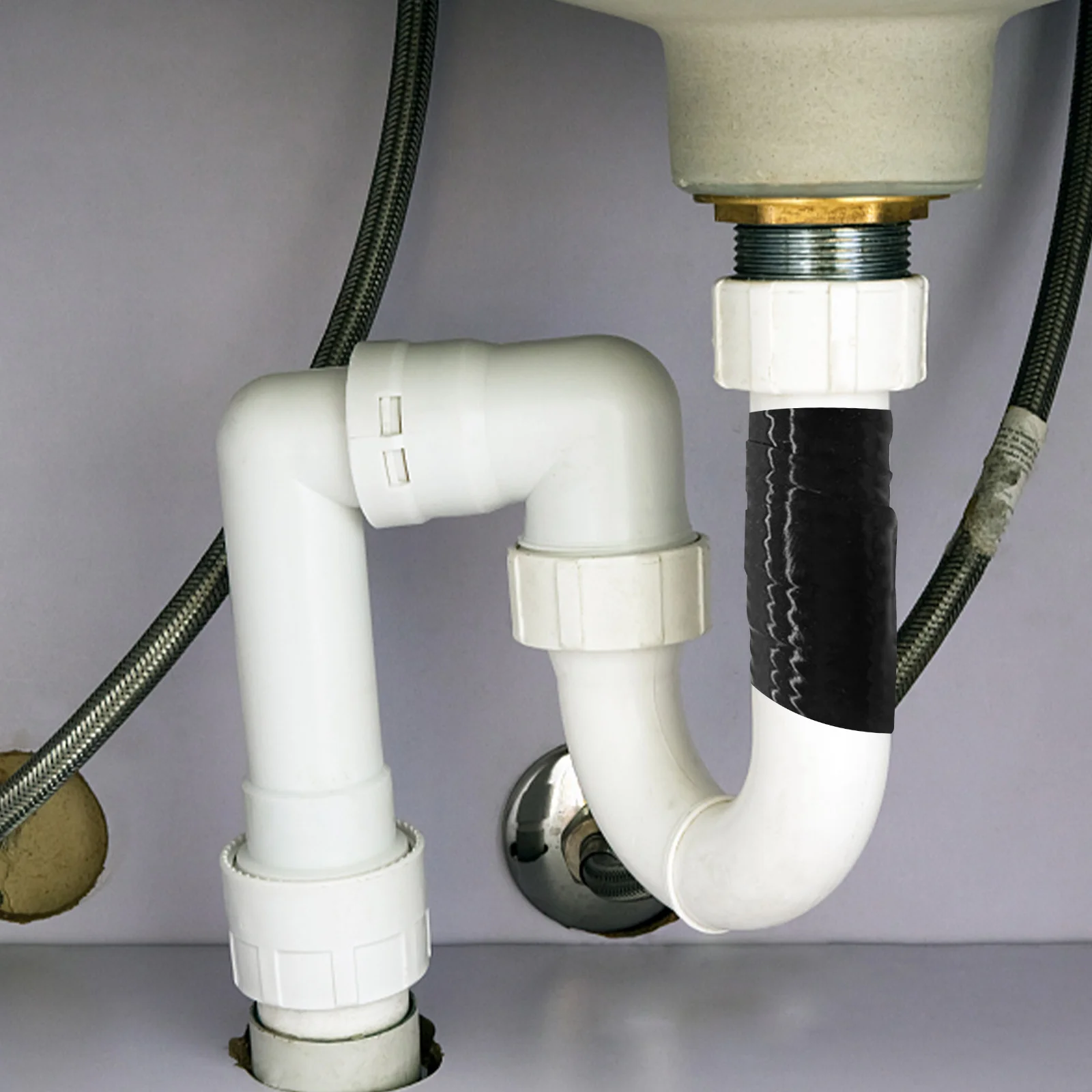 

1 Roll Silicone Rubber Tape Hose Seal Leak Repair Self Adhesive Waterproof Strong Heavy Duty Duct Tape Adhesive Tape,