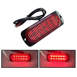 1Pc Additional Stop Signal For Cars 12V 24V Motorcycle Rear Brake Light LED RV Van Caravan Trailer Third Tail Light