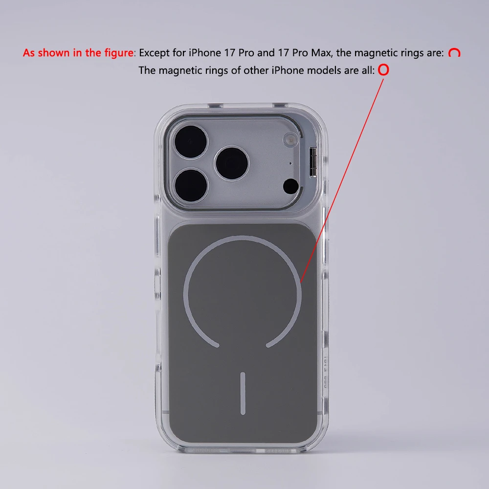 Luksusowe matowe, odporne na wstrząsy etui z magnetycznym zabezpieczeniem do iPhone 18 17 Pro Max 16 15 14 Plus 13 12, kompatybilne z Magsafe, z osłoną obiektywu i funkcją stojaka. — zdjęcie produktu 3
