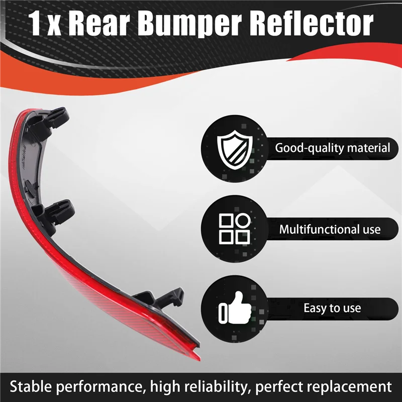 8V5945106A 8VD945106 الفرامل وقوف السيارات تحذير الذيل ضوء القضبان المصد الخلفي الأيمن عاكس ل A3 سيدان كابريوليه 13-16 #4