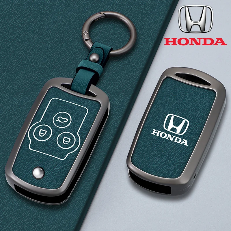 2/3 Buttons Car Key Case Cover Fob Protection Shell For Honda Civic Fit Accord CRV HRV Jazz Odyssey For Acura TL TSX ZDX RSX CRZ