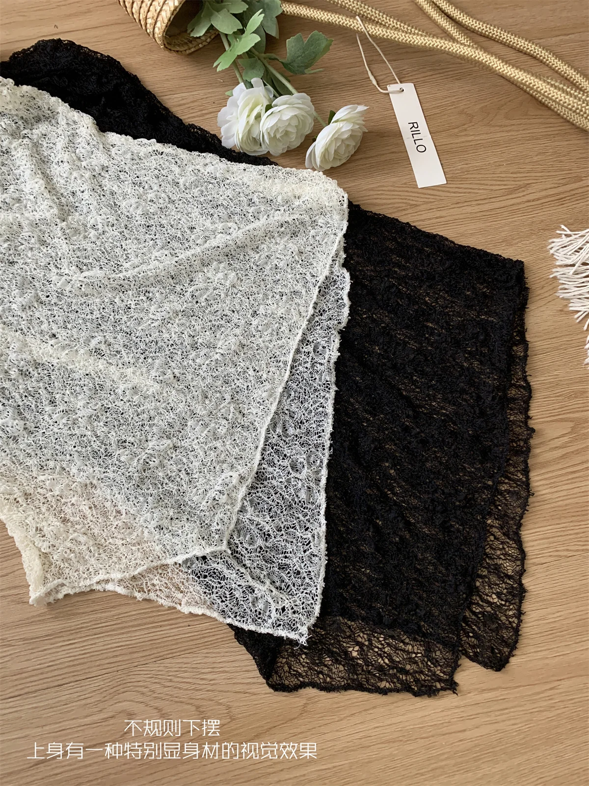 Women Beige Lace T-shirt Harajuku Y2k Slim Tee Top Vintage 90s Aesthetic O-Neck Long Sleeve Ballet T-shirts Summer 2000s Clothes