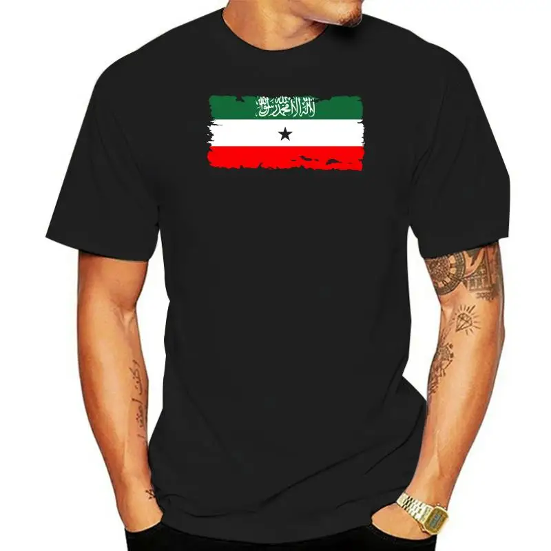 Somaliland Flag Mens T-Shirt Somali Flags Mogadishu Country Travel Gym Tee Tshirt