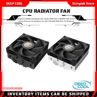 DeepCool AN400 4Heatpipe CPU Cooler PWM 500-2750RPM High 52.5mm Down Pressure Air Radiator for LGA1700 AM4 AM5 Mini ITX Platform