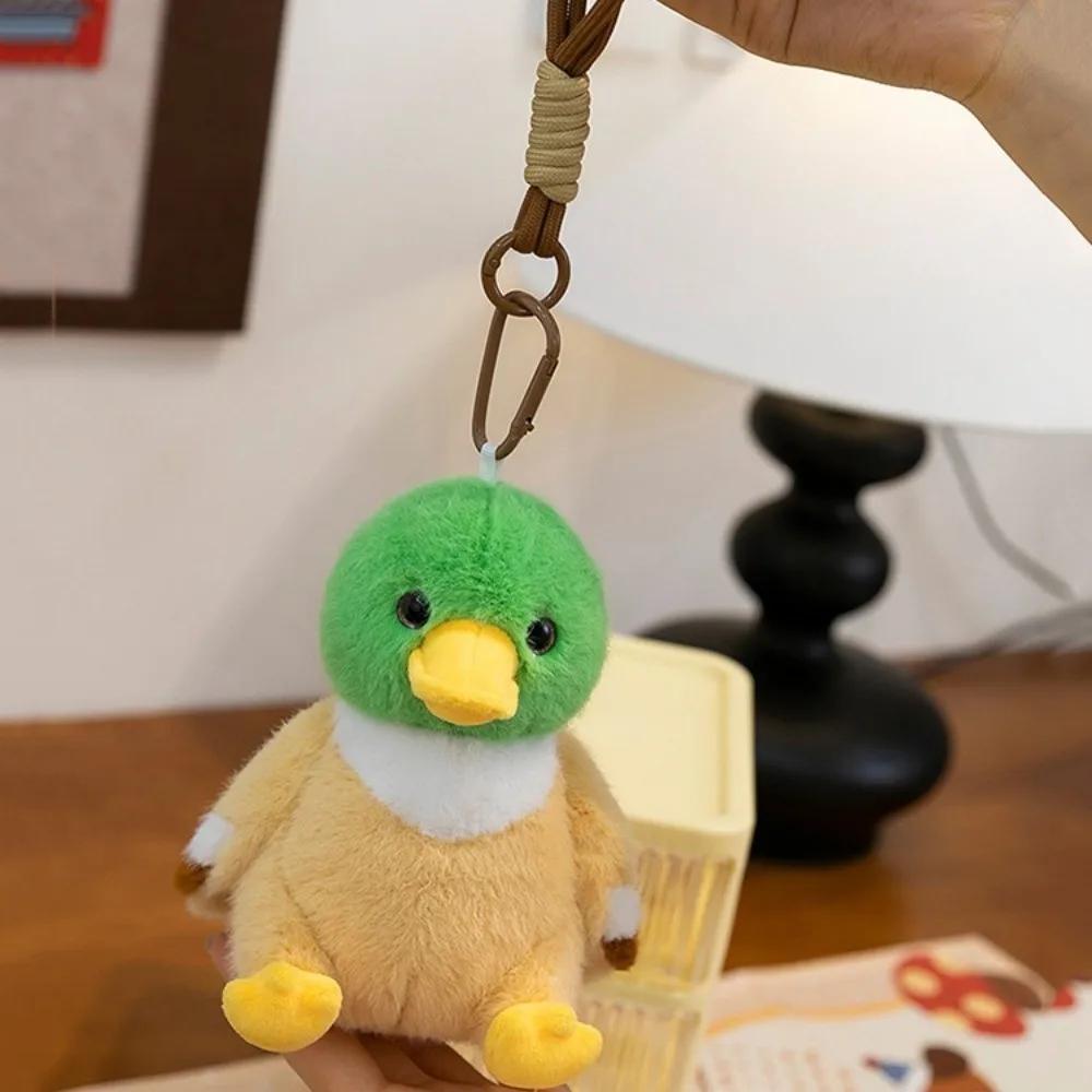

Cute Animal Bird Plush Keychain Simulation Realistic Bird Doll Pendant Colorful Sparrow Furry Birds Keyrings Birthday Gift