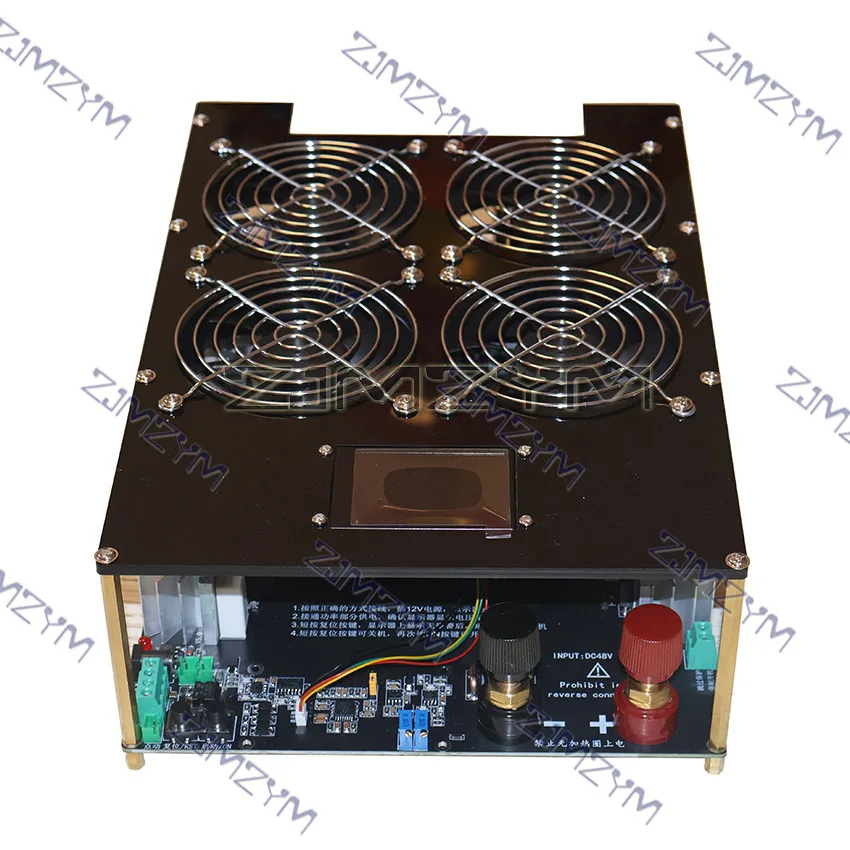 Modulo riscaldatore a induzione ZVS da 5000 W Scheda PCB per riscaldamento a induzione ad alta frequenza Metallo fuso + Bobina + Pompa