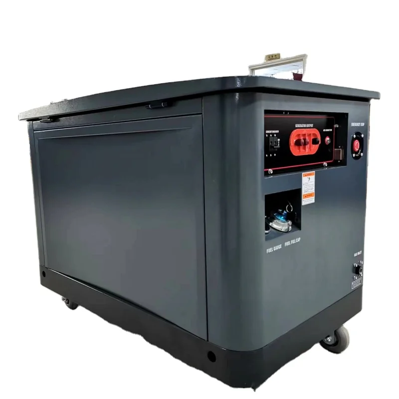 Natural Gas Methane LPG Propane Butane Water Cooled Super Silent Gas Generator High Quality 22KW 27.5KVA