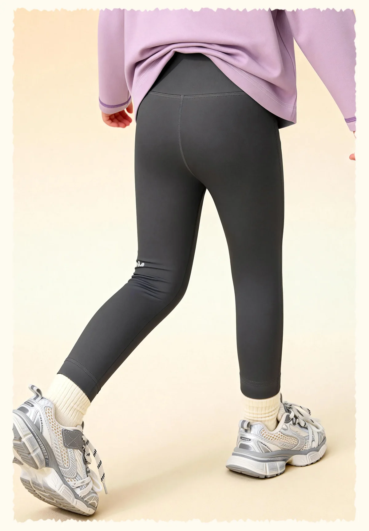 Amila 2026 Frühlings-Mädchenunterhose, hohe Elastizität, nicht verformbar, vielseitige Yogahose, Kinderbekleidung, Hose – Detail 28