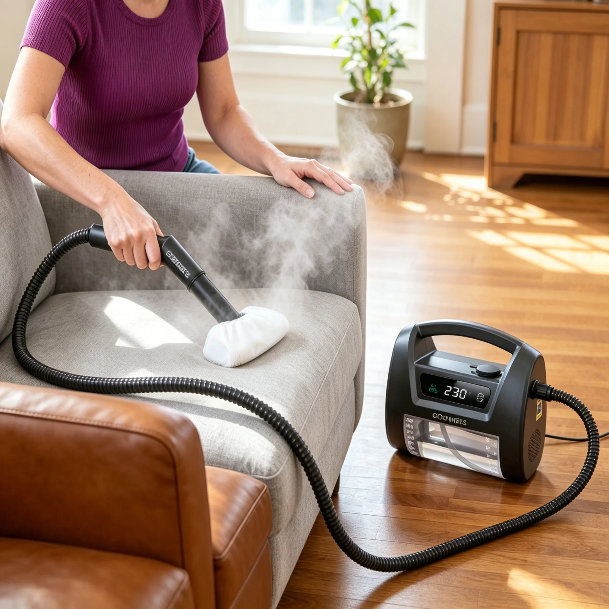 Private Label OEM Handheld Steamer 1800W 54oz 30s Fast Heat Portable High Pressure Steam Cleaning Machine