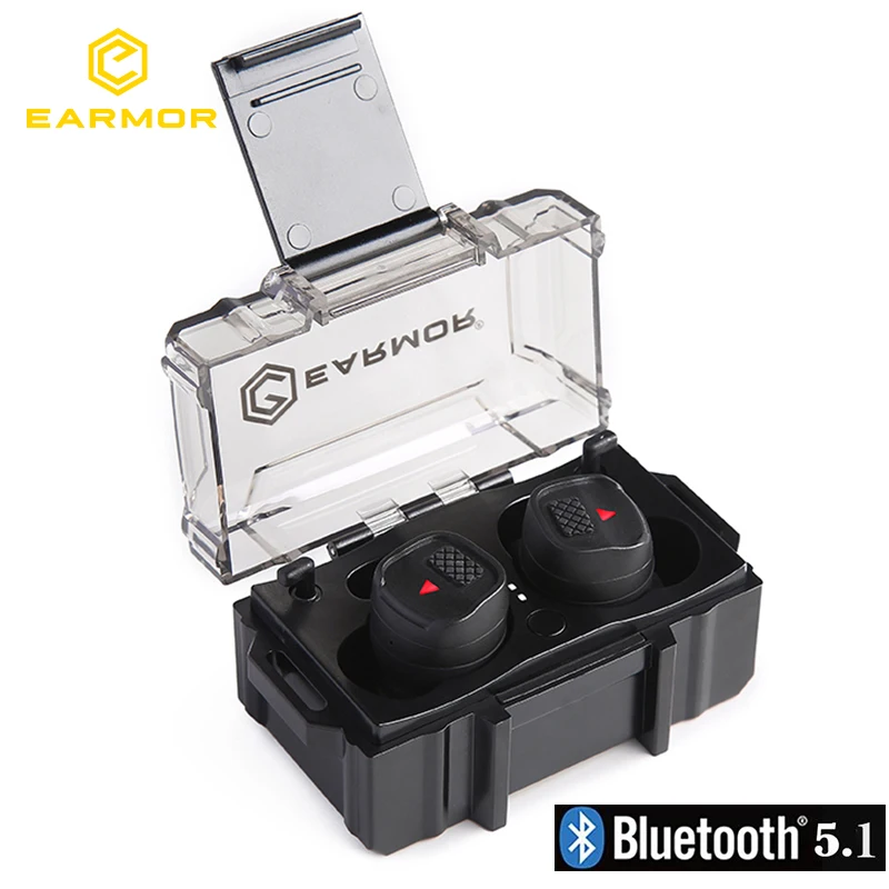 

EARMOR M20T Airsoft Bluetooth беруши, электронные охотничьи ранние шумоподавляющие беруши NRR26db