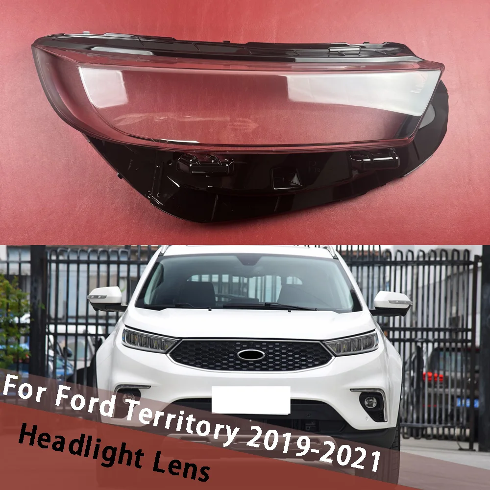 

For Ford Territory 2019 2020 2021 Headlight Shell Transparent Lampshade Cover Headlamp Mask Hood Houshing Replace Lampcover