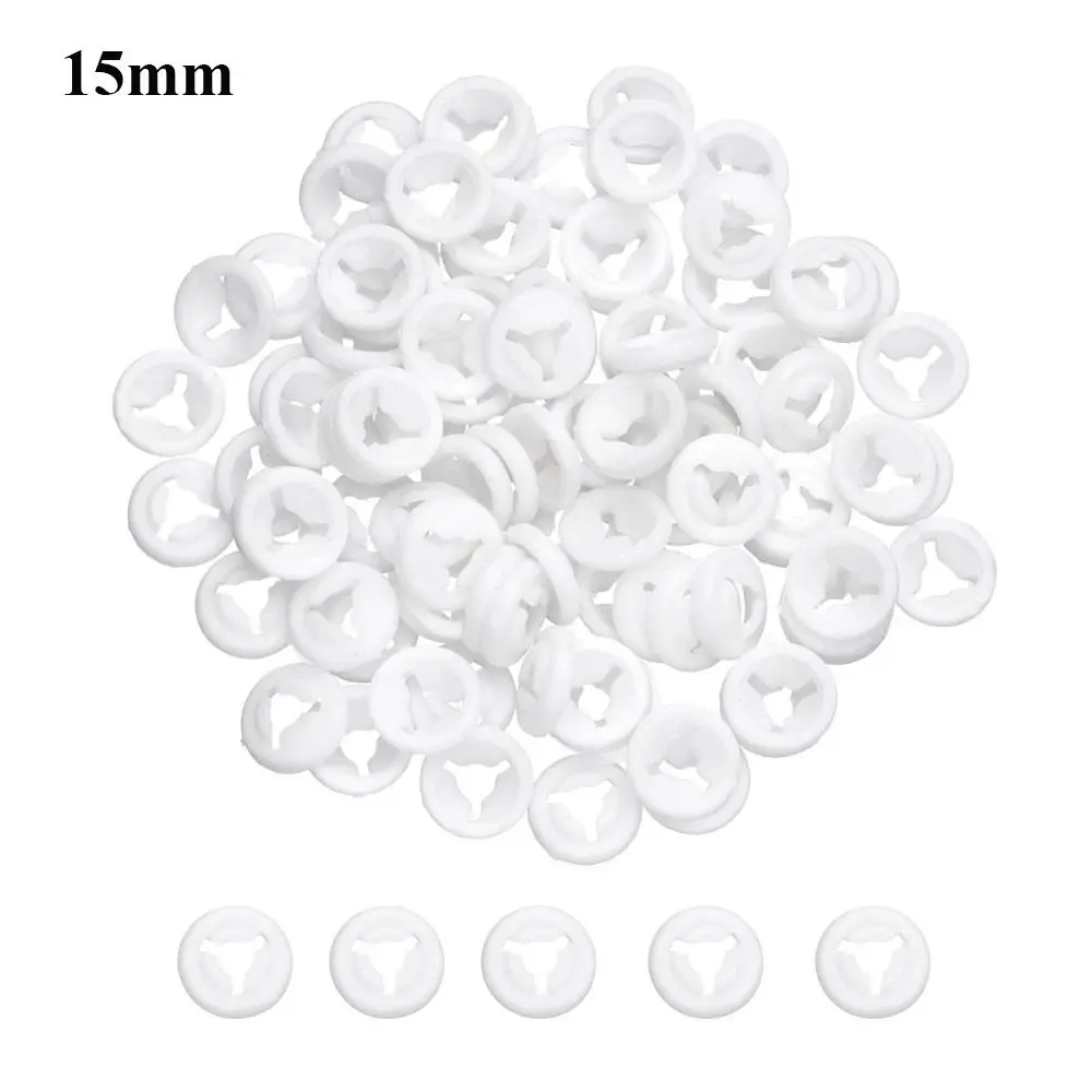 

100Pcs/bag 8 Sizes Accessories DIY Craft Nose Washers Plastic Safety Eyes Animal Round Gaskets Washers