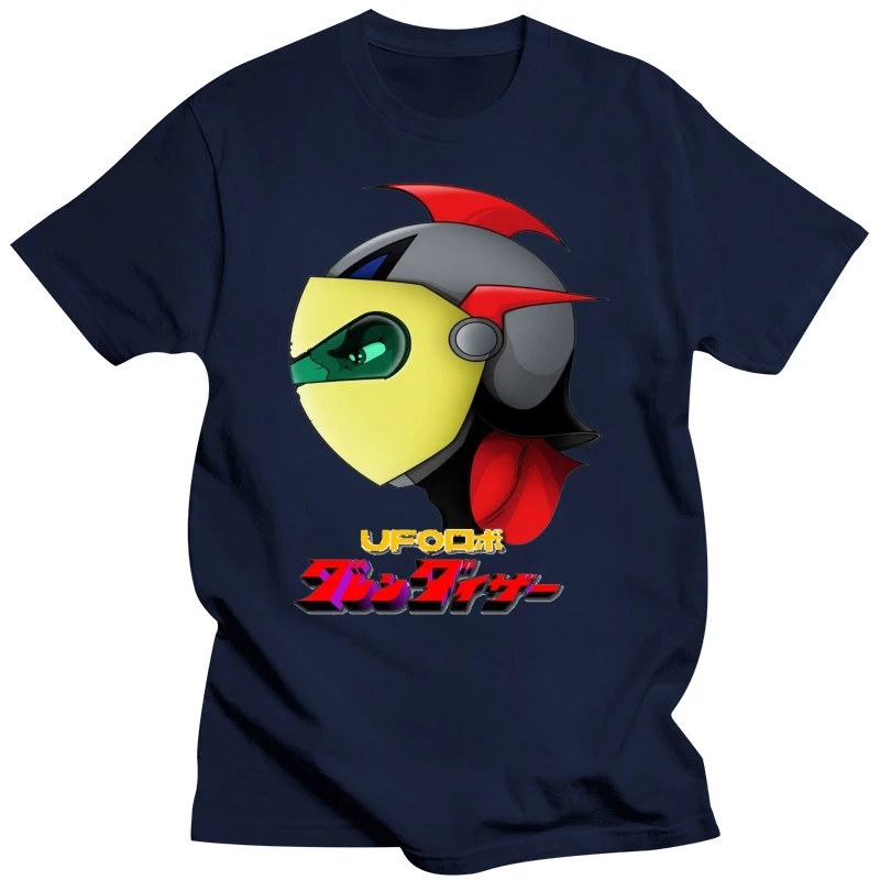 Grid Shirt Man Boy Grendizer Cartoons years 70 80 90 UFO ROBOT