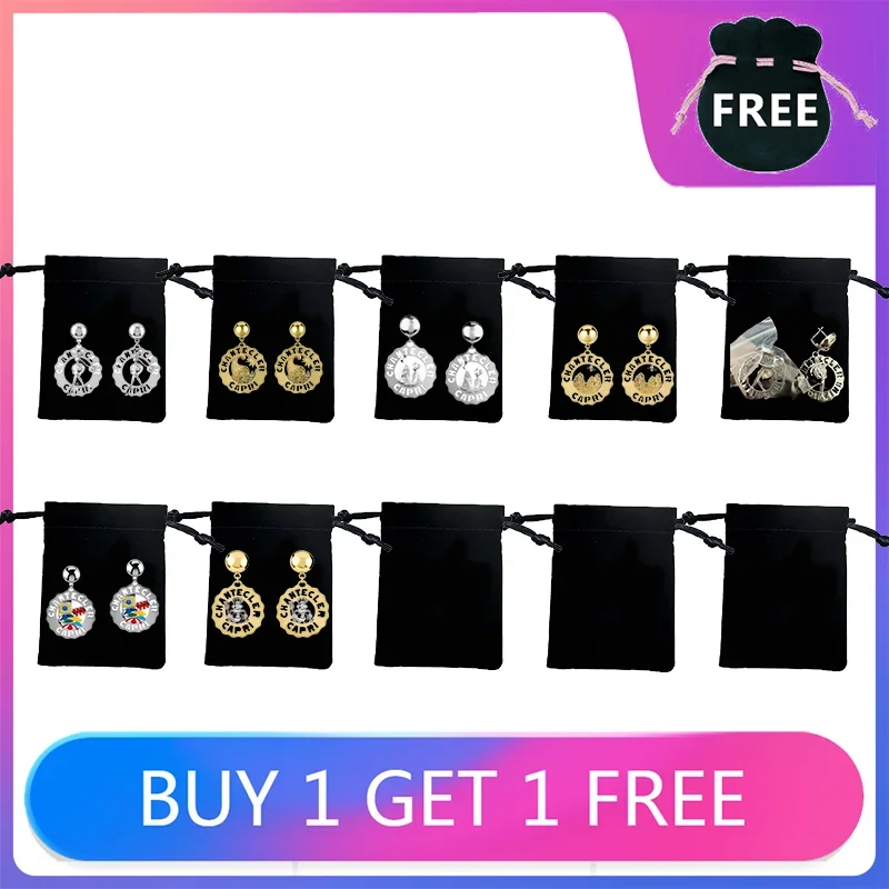 

2024 Spanish Bear The Latest Niche Design Fashion Trend Light Luxury Classic Style Lady Earring Romantic Couple Gif