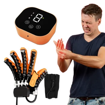 재활 손 훈련 장갑, 뇌졸중 편마비 손가락 훈련, 운동 로봇 장갑, 왼손 및 오른손 마사지 장비