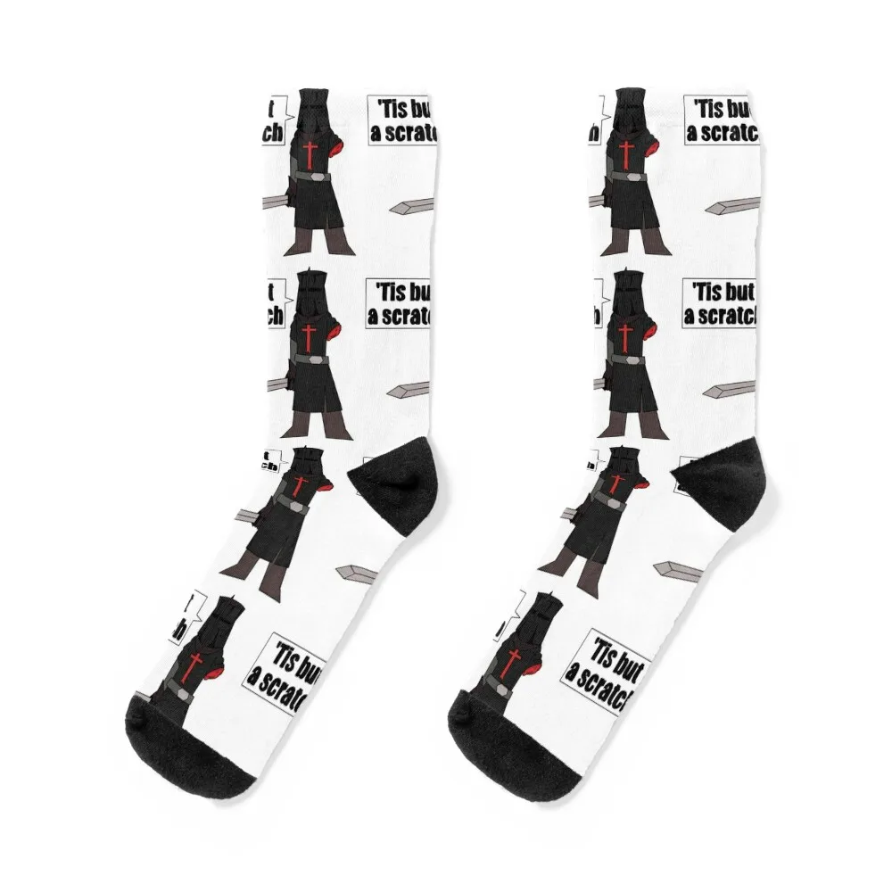 

Tis but a Scratch Socks bright garter moving stockings crazy anime Socks Man Women's
