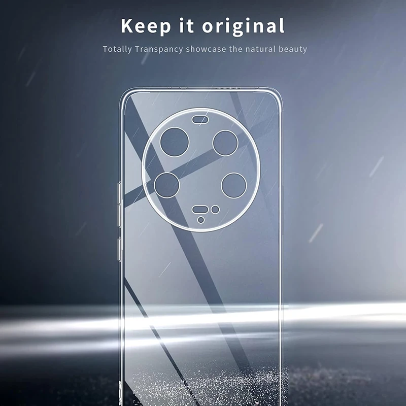 Ultra Thin Clear Silicone Soft TPU Case For Xiaomi Mi 14 12 11 Lite 12S Mi 13 Ultra 12X Bumper Case For Xiaomi 13T 12T 11T Pro