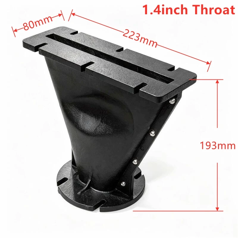 Pieza de Reparación Inferior para Bocina Q1, Guía de Onda Compatible con Sistema Line Array, Accesorio de Alta Calidad para Reparación de Audio