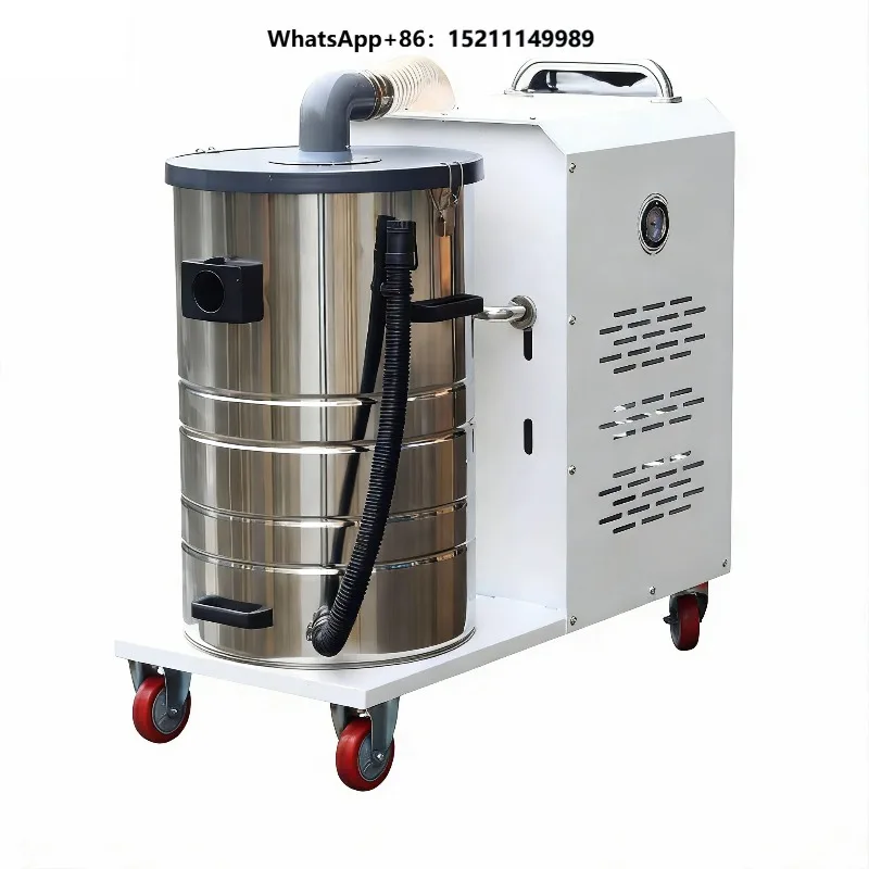 Heavy Duty Industrial Vacuum Cleaner High Suction Power Mobile Dust Remover for Factory Workshop Use