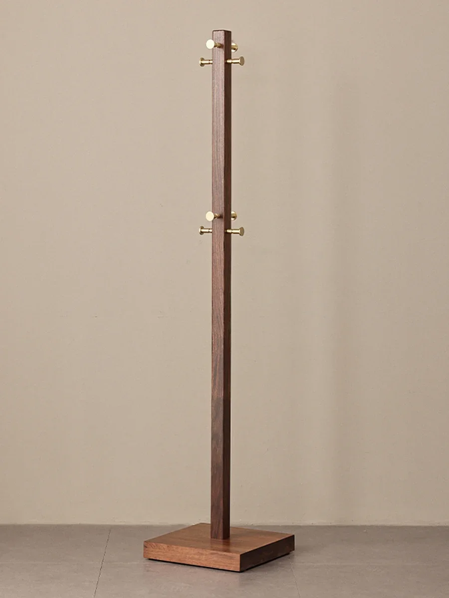 

LMM Blackwood New Chinese Style Coat Rack Bedroom Floor Hanger Solid Wood Clothes Hanger Household Hanger Clothes