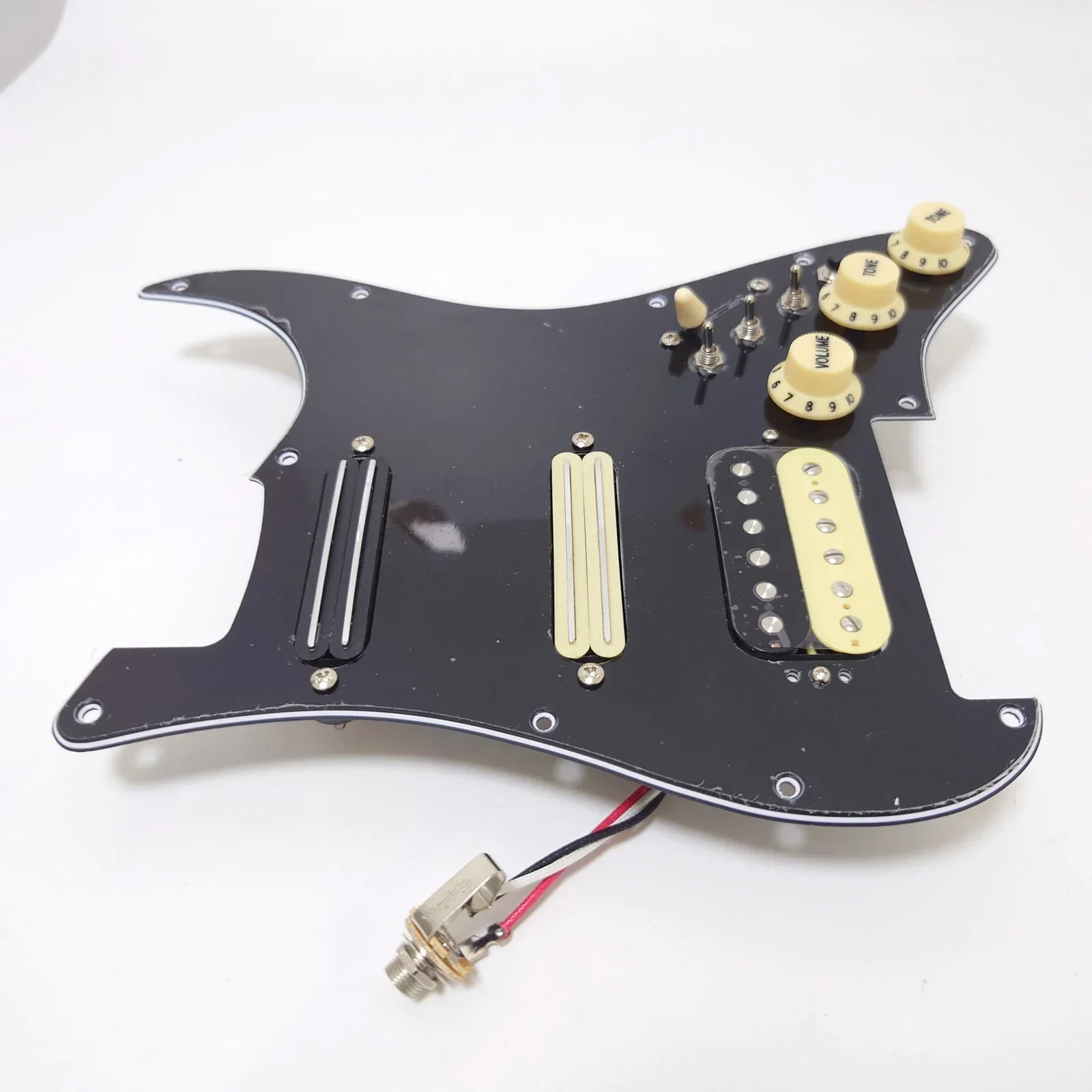 

Guitar Prewired Loaded Pickguard Coil Splittin SSH Alnico 5 Humbucker Pickups Set for ST Guitar Accessoires