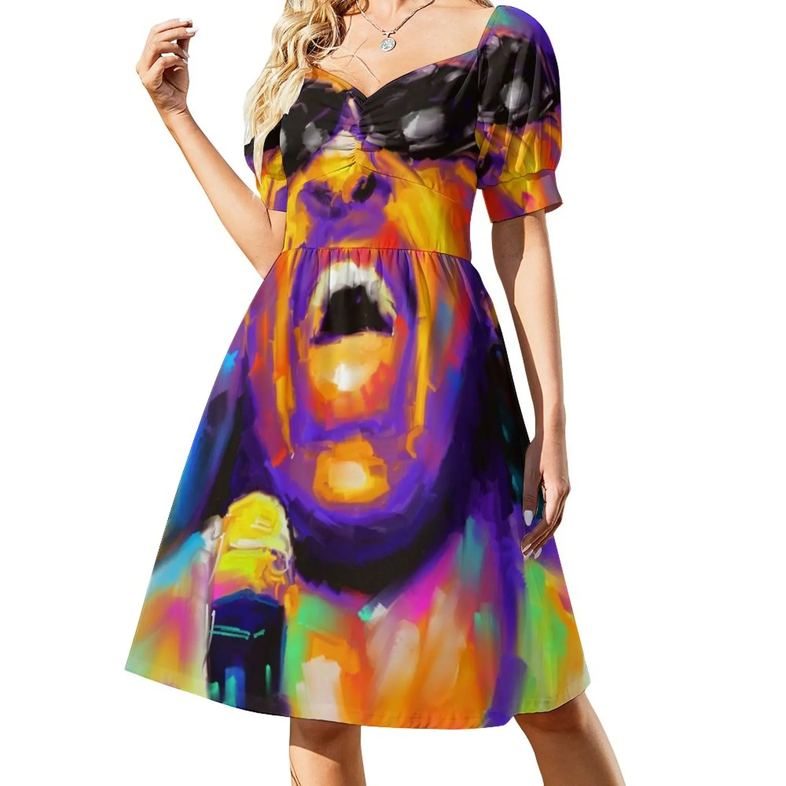 

Colourful portrait of Stevie Wonder Dress dress for women summer women dress dress women summer