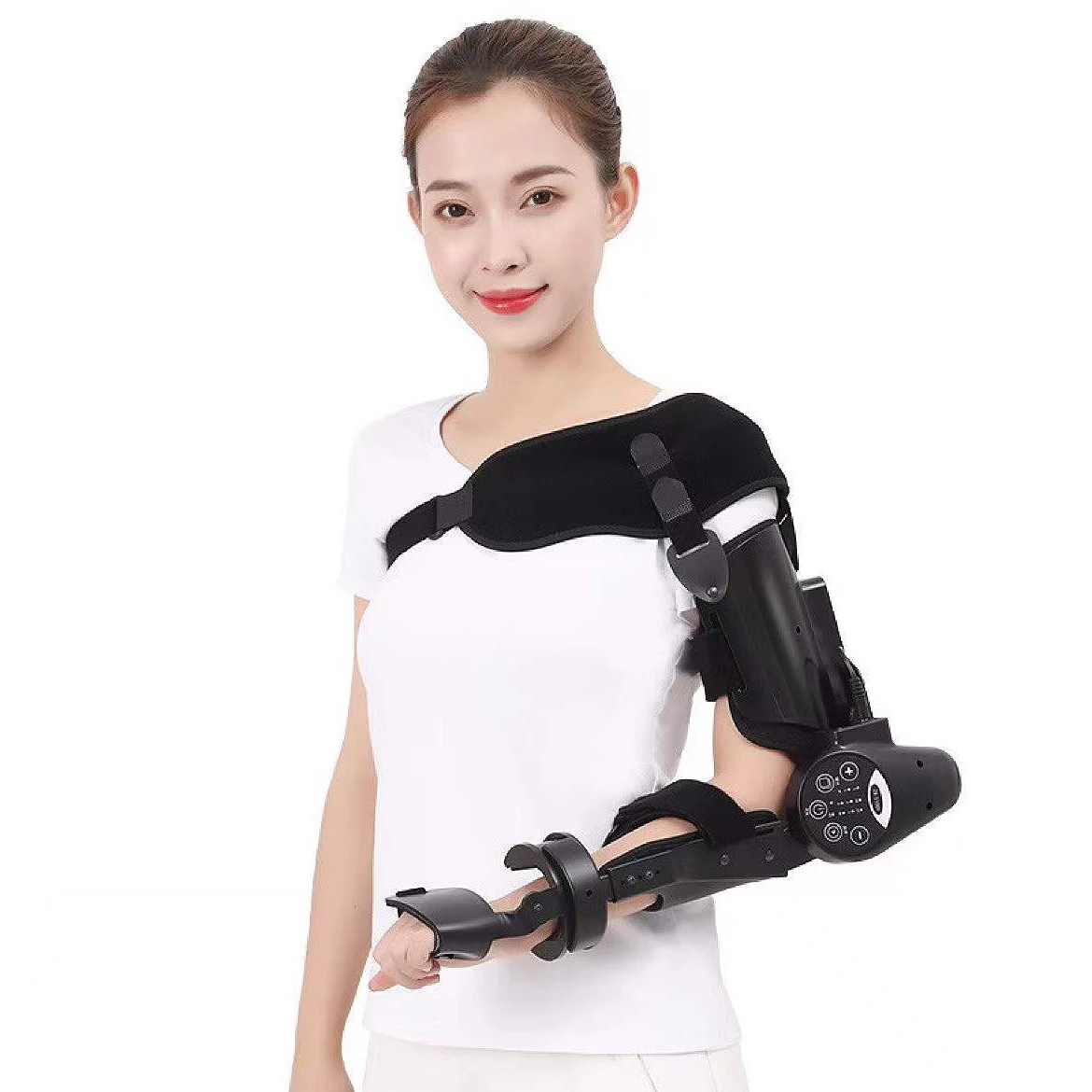 Adjustable Electric Elbow Support Splint Flexible Upper Limb Training Brace for Joint Recovery Rehabilitation Care