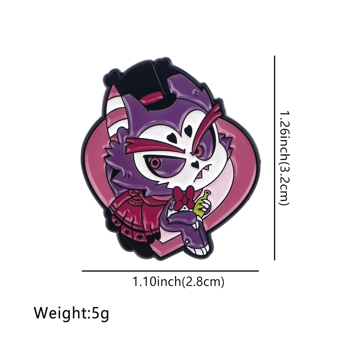 Funny Villains Metal Enamel Pins Cartoon Angel Brooches for Women Men Lapel Pin Backpack Badges Kids Gifts Clothing Accessories