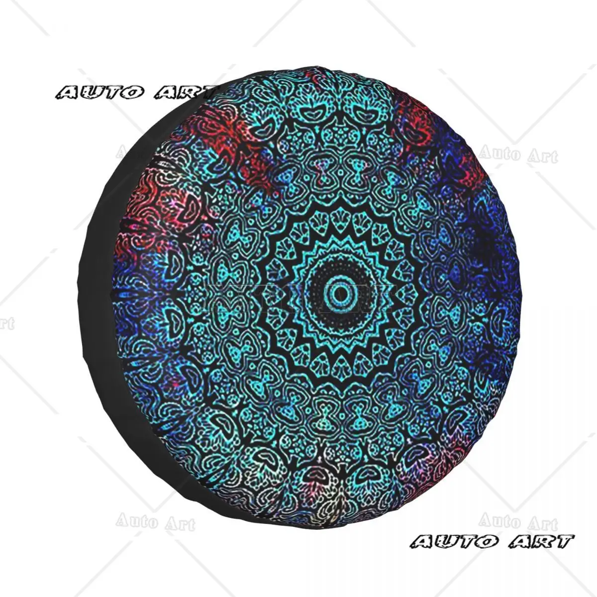 

Custom Bohemian Passion Mandala Zen Yoga Meditation Spare Tire Cover for Car Wheel Protectors Cover for Truck Camping Travel