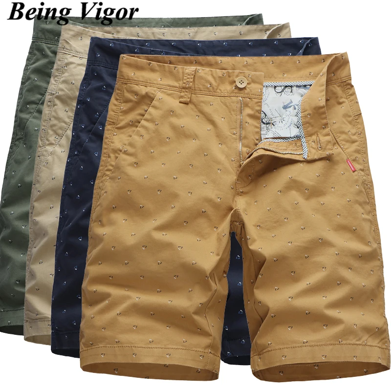 

Being Vigor Summer Cotton Mens Shorts Multi Pockets Male Cargo Shorts Men Half Pants Track Trousers Casual Shorts Pantalones