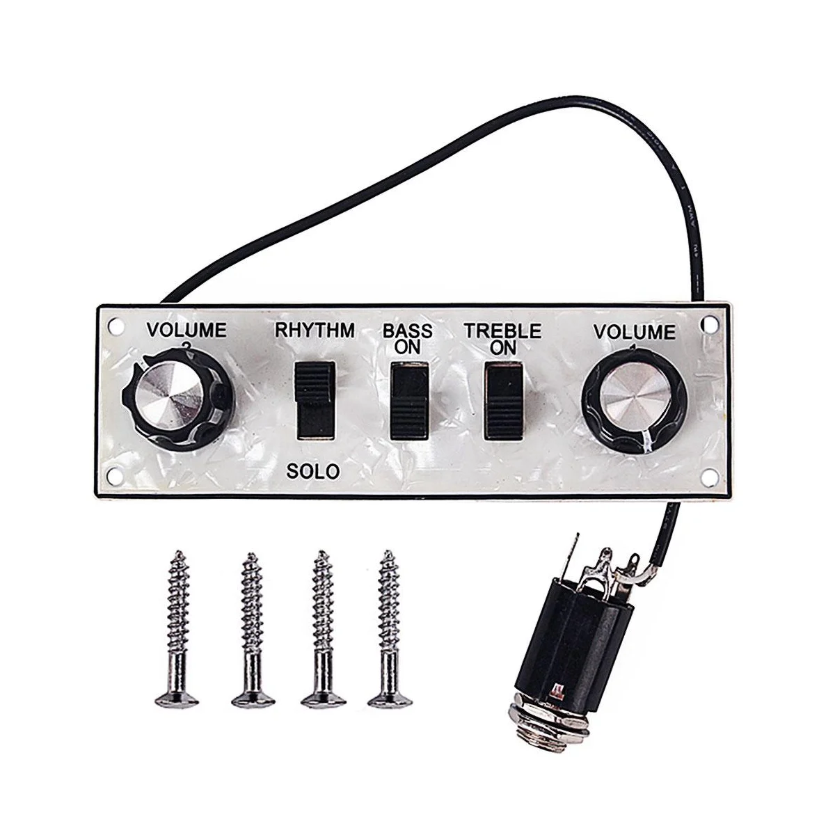 Prewired Width Control Plate Loaded Switch Wiring Harness Guitar Circuit Board Stringed Instruments Accessories