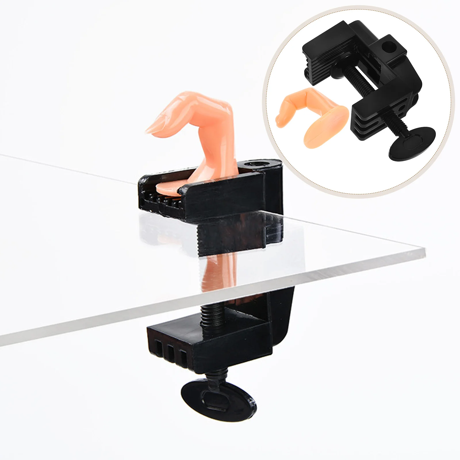 

Clamp Designed Practice Adjustable Training Tool Smooth Durable Fake For Beginners Nail Art Finger Manicure Tools Nail Art