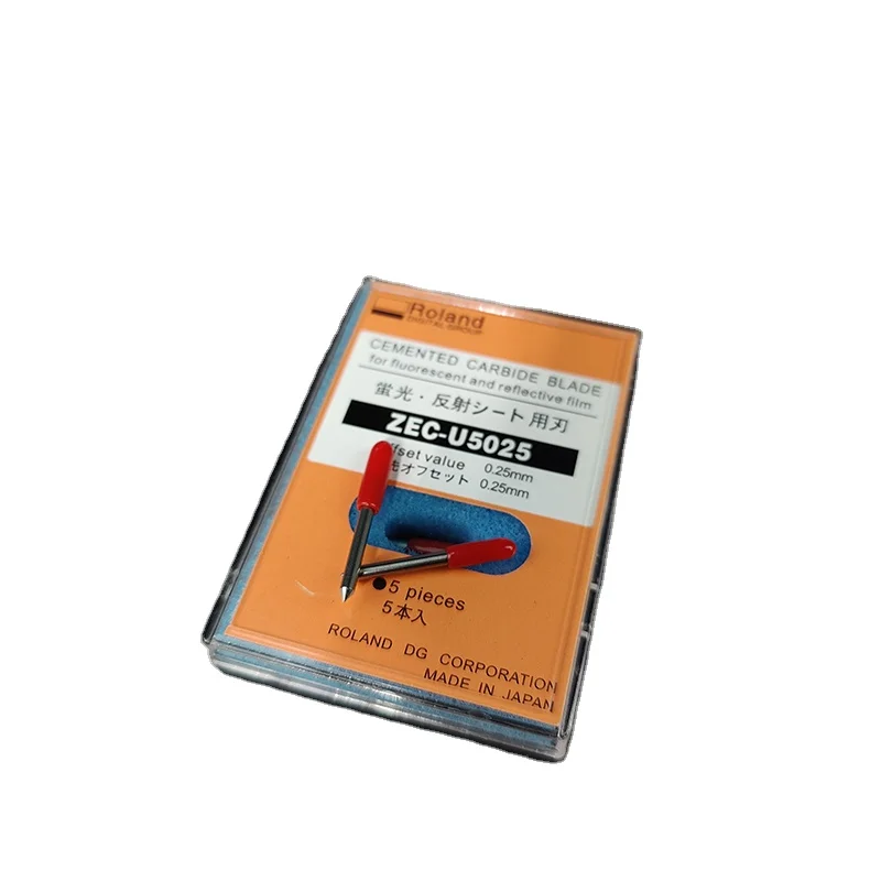 Accesorios de impresora de corte Roland ZEC-U5025 hojas de 45 grados Plotter de corte rojo para hoja cortadora de vinilo Roland