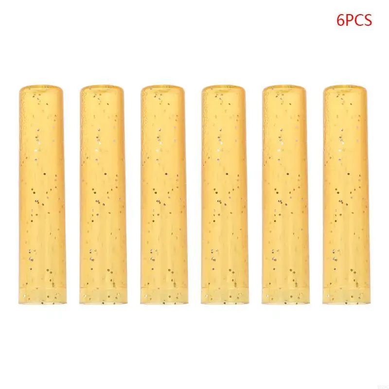 W89c 6pcs لطيف قلم رصاص الغطاء غلاف الغلاف الموسع الحامي البلاستيك لوازم المدرسة الجديدة