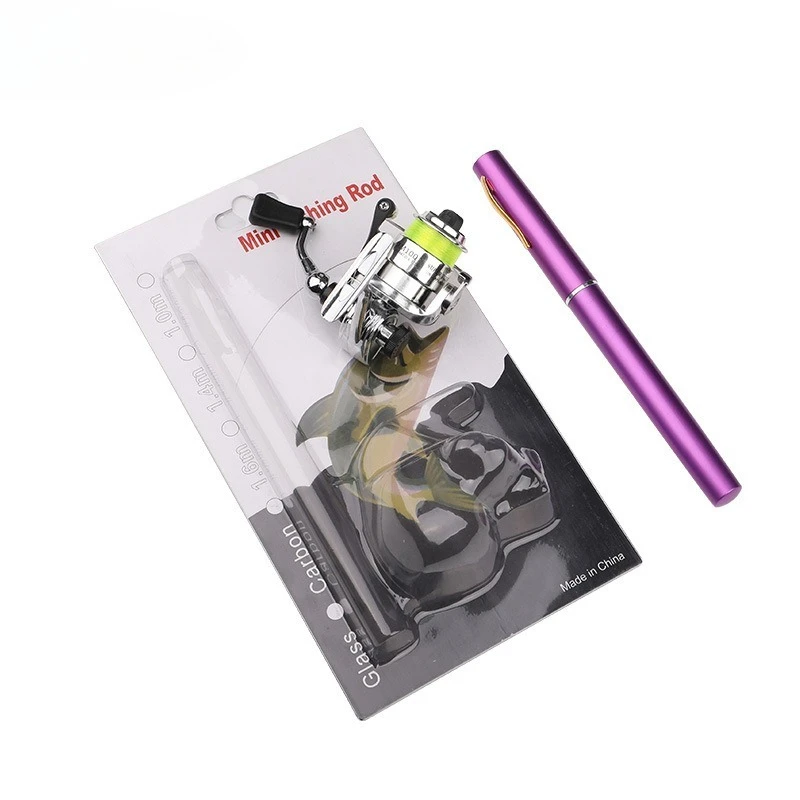 

1-meter New Pen Fishing Rod Mini Metal Spinning Wheels