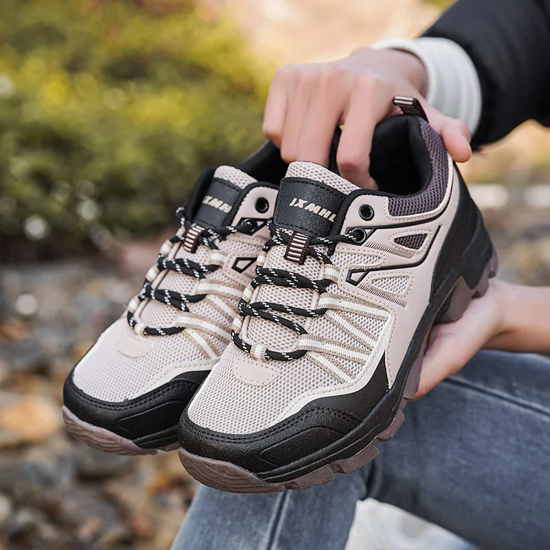 

Outdoor Hiking Shoes Women Anti-slip Sports Shoes Women Thick-soled Wear-resistant Breathable Lightweight Casual Shoes Women