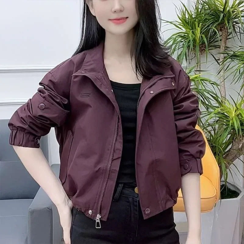 سترة جديدة غير رسمية متعددة الاستخدامات بتصميم قصير للنساء لربيع وخريف 2025 #3
