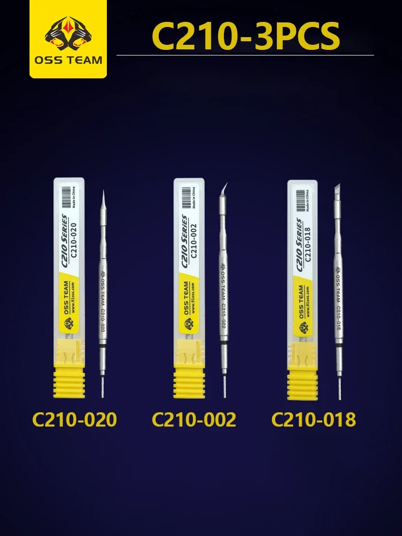 OSS نصائح C245 C210 C115 العالمي C245 C210 C115 سبيكة لحام Cmpatible SUGUN Maant GVM OSS PPD مقبض محطة لحام
