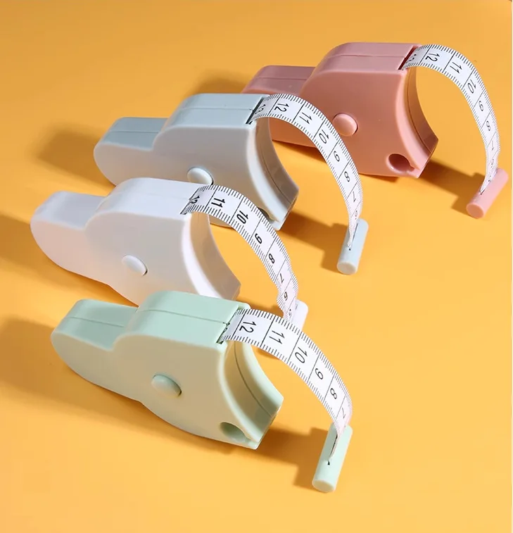 

2PCS 1.5m Portable Retractable Measuring Tape, Soft Tape Measure for Sewing, Waist & Wrist Measurement