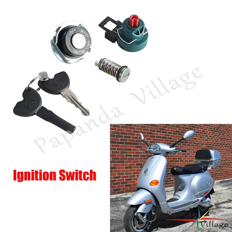 100-新品完全な点火スイッチロックセット安定した性能高信頼性直接交換用-vespa-et2-et4-50cc