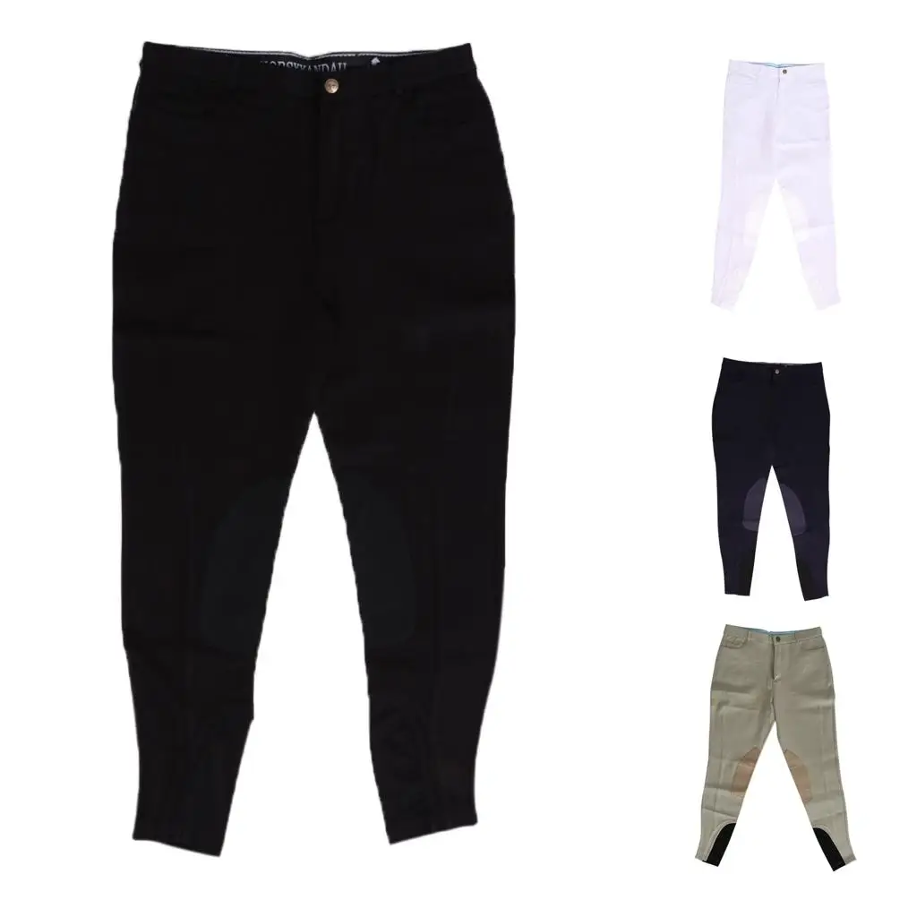 Ladies Horse Riding Pants Knee Thickened Equestrian Breeches Competition Trousers for Women Horse Sports