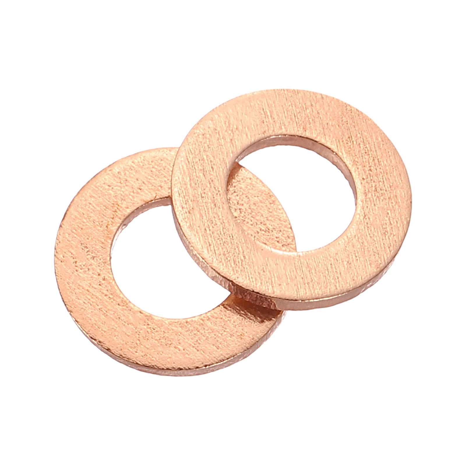 12/16/26/36Pcs Washer Copper Ring Flat Washers Metal Sealing Gasket Ring Seal Sealing Solid Gasket Washer for Screws Bolts Nuts