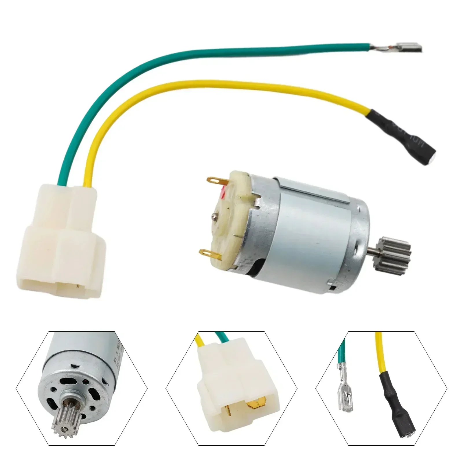 RS380 RS390 RS550 Children's Electric Car Motor 30w-200w DC Motors  12V 6V RS555 24V 10 Teeth 1 Cm Kid's Electric Vehicle Motor