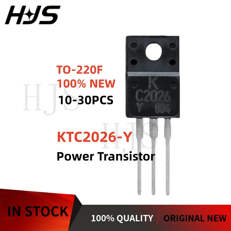 10-30PCS KTC2026-Y C2026-Y C2026 KTC2026 TO-220F high power transistor Brand New