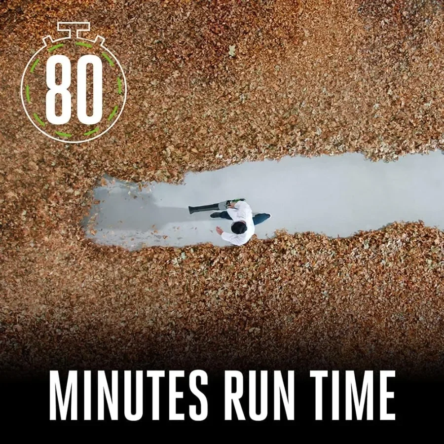 Беспроводной электрический вентилятор для листьев 670 куб. футов в комплект входит аккумулятор и зарядное устройство 56 В, 4,0 Ач — LB6703