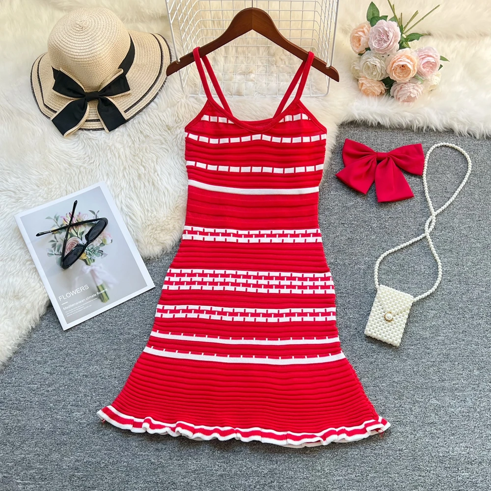 YuooMuoo-minivestido con tirantes finos para mujer, minivestido Sexy ajustado a las caderas, vestidos de fiesta para mujer, camisola corta para discoteca 2026