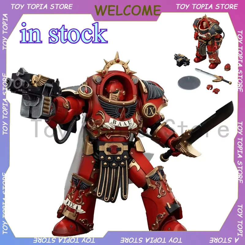 JOYTOY Warhammer 1/18 Blood Angels Figurine Legion Praetor in Tartaros Terminator Armour Action Figure The Horus Heresy Model