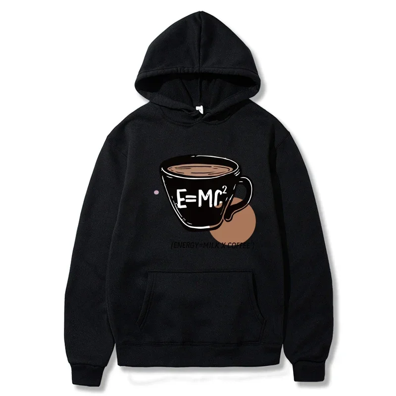 EMC energy milk coffee hoodies women fleece comfortable warm hoodie fashion casual all match hoody sports original basic clothes