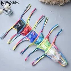 Männlich durchsichtig Tanga G String Höschen sexy Unterwäsche Männer Bikini T-Back ultra dünne Mesh Tanga Hombre Sissy Homosexuell Herren Dessous