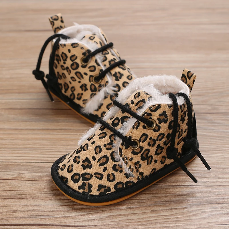 Winter-Babystiefel für Jungen und Mädchen, Laufschuhe mit Schnürung, bequem und weich für Vorschulkinder 0-18 Monate, für Neugeborene. – Detail 12